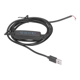 LED 2m Light Switch Cord, PVC Support Portable Dimmable Universal USB Lamp Cord Power Supply Cable for 5V Lamp Outdoor Home,Light Modulator