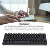 Wireless 2.4 G Mechanical Keyboard Black 68 Keys RGB Dynamic
