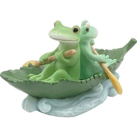 Daikai Copo 73731 Couple Leaf Boat, 3.2 x 2.0 x 1.7 inches (8.1 x 5.1 x 4.4 cm), Green