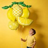 Lemon Foil Balloons 5 Pack, 25" Assorted Fruit Shaped Mylar