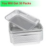 DONSIQIZZ 30Pack Grill Drip Pans Compatible for Weber 6415 Grills,