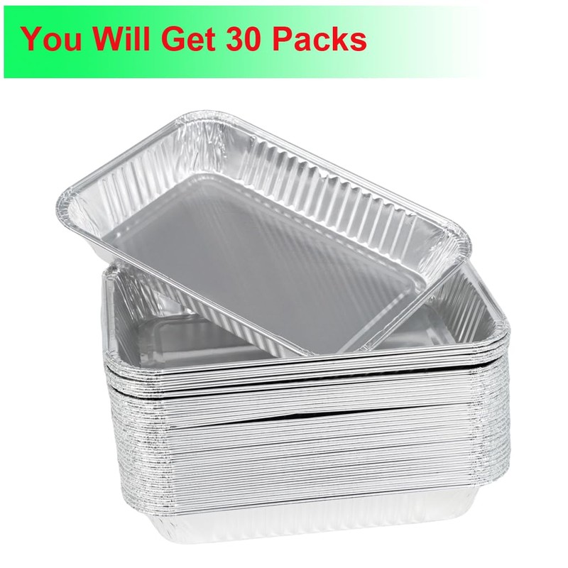 DONSIQIZZ 30Pack Grill Drip Pans Compatible for Weber 6415 Grills,