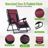 Backyard Expressions Deluxe XL Padded Recliner Chair – Ergonomic Anti-Gravity