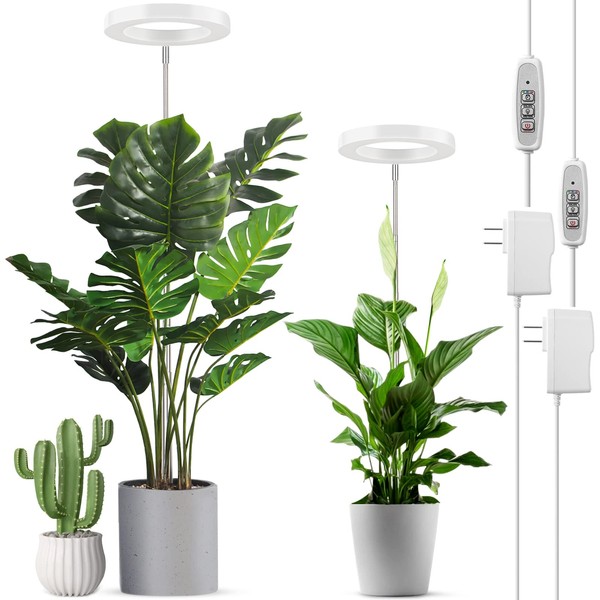 LORDEM LORDEM Full Spectrum LED Grow Lights, Brightness Adjustable Plant