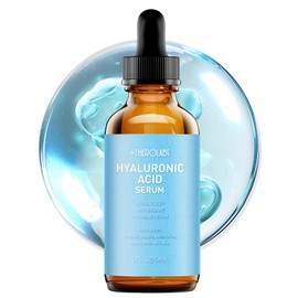 +1Herolabs Hyaluronic Acid Serum for Face with Vitamin B5, C, E & Niacinamide, Hydrating & Plumping Face Serum for Sensitive Skin, Fragrance-Free 2 Fl Oz