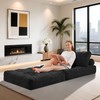 HABUTWAY Folding Sofa Bed, Convertible Sleeper Chair Bed w/Dual-Pillow &