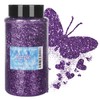 PIXGLITTER Purple Chunky Glitter, 14.11oz/400g Craft Glitter Powder for Epoxy