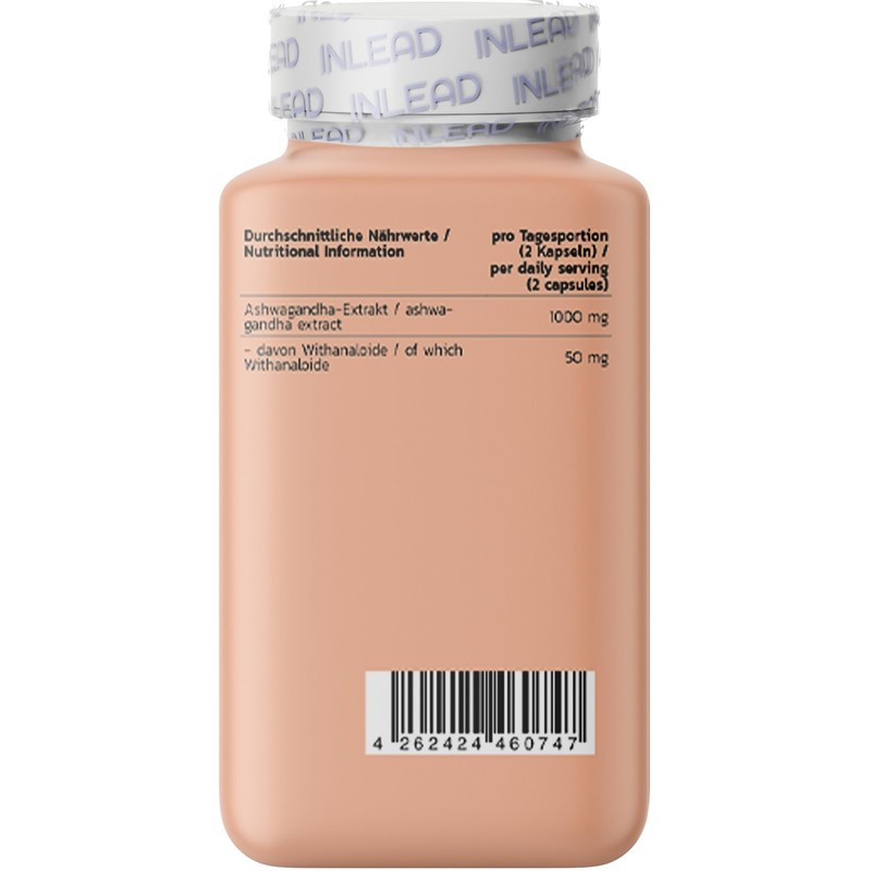 INLEAD - Ashwagandha KSM-66 | Highly Effective Ashwagandha Extract for