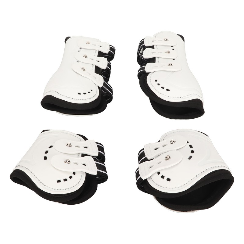 Horse Front Tendon Boots Adjustable Breathable Open Front Protective Horse