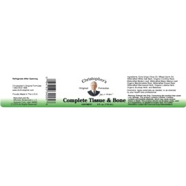 Christopher's Original Formulas Complete Tissue & Bone Ointment, Herbal Topical for Muscle & Joint Support, 4 fl oz