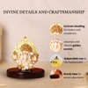 House Of Wemy 24k Gold Plated Ganesh Idol/Murti with Kalpavriksh