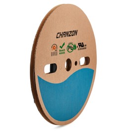 Chanzon 2:1 Ratio - 80Ft Roll - 1/24" (1mm) Heat Shrink Tubing 2:1(25M Total Length) Black Polyolefin Sleeving Wrap Shrinking 2 to 1 1pcs