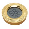 Insert Digital Hygrometer Round Cigar Box High Accuracy Electronic Temperature