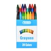 Rarlan Crayons Bulk, 30 Crayon Packs with 24 Assorted Colors,