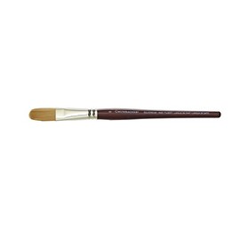Grumbacher Goldenedge Golden Toray Filbert Watercolor Brush, Synthetic Bristles, Size 8 (4625.8)
