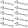 10 Sets of Furniture Connector Bolts and Barrel Nuts,Bed Bolt