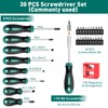 HYCHIKA Screwdriver Set, 30 PCS Screw Driver Set, Magnetic Screwdriver