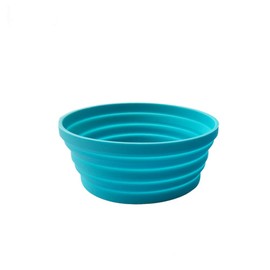 Ecoart Ecoart Silicone Expandable Collapsible Bowl for Travel Camping Hiking, Blue (1 Pack)