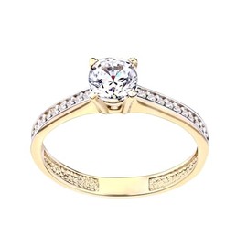 Old English Jewellers 9ct Yellow Gold 0.50ct Solitaire Engagement Ring sizes J to S - UK Hallmarked (R)
