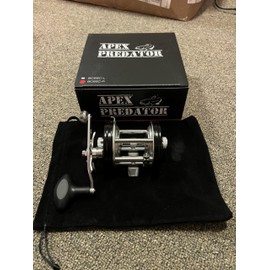 Apex Predator BC65C Level Wind Catfish Casting Reel 25 lbs Drag (Right Hand)