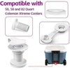Cooler Drain Plug Assembly 1.5" Shaft Length for Coleman Xtreme