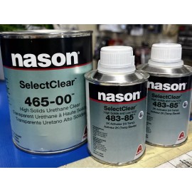NASON Select Clear 465-00 Activator 483-85 High Solids Urethane Clear QUART Kit