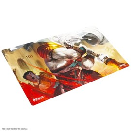 Gamegenic – MTG – Secrets of Strixhaven Prime Playmat: Ajani's Response – Accessorio da Gioco – Tappeto Stampato a Colori – Multilingue