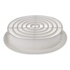5 x Whie Plastic Soffit Vents 70mm Circular Push Fit