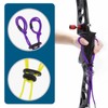Pack of 2 Archery Finger Sling Adjustable Recurve Bow Finger