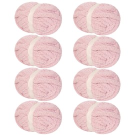 Franel Super Bulky Chunky Chenille Yarn - 8 Skeins of 226g Each - Fluffy Soft for Hand Knitting & Crochet - Ideal for Cozy Blankets & Fun Arm Knitting Projects (03)