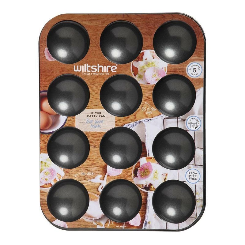 Wiltshire Easybake 12 Cup Patty Pan | Mini Bakeware Pan