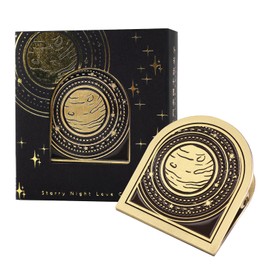 Dizdkizd Vintage Metal Clip for Journals, Planners, Notebooks, Brass Colored Book Clip Little Binder Clip for Page Holder, Book Mark - Planet