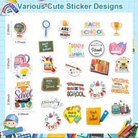 Gifts for Students Gifts for Kids 200PCS Stickers for Kids Back to School Supplies Back to School Decorations Preschool Stickers for Kid Gift for Daughter Son Gift for Teachers