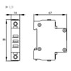 BEMKO L9 L9-3F Indicator Lights 3, 1.8 W, Indicator 1