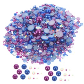 IWOWHERO 6bags Multi-Function Nail Charms Delicate Nail Decors for Professional Art Crafts Accessories Total Per Bag