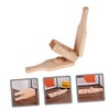 GRIRIW Wooden Plantain Smasher Press Non Stick Potato Slicer for
