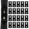 BLCCLOY 20Pcs Black 10 Series Extrusion Brackets 1" x 1"