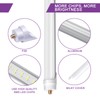 ELEKICO 8FT Led Bulbs, Double Row Super Bright 72W 5000K
