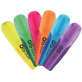 OS Smart Choice Highlighters - Neon Colours 6 Pack