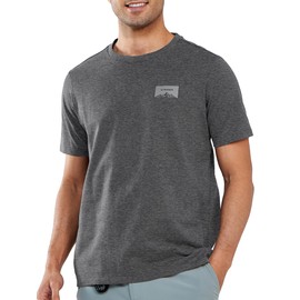 NORTHYARD Men's Heavyweight Cotton T-Shirts Crewneck Short Sleeve Fashion Casual Shirts for Men SMOKEHEATHER XL