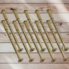 Universal Hardware M4 Door Handle Screws Brass with Bolt Connecting