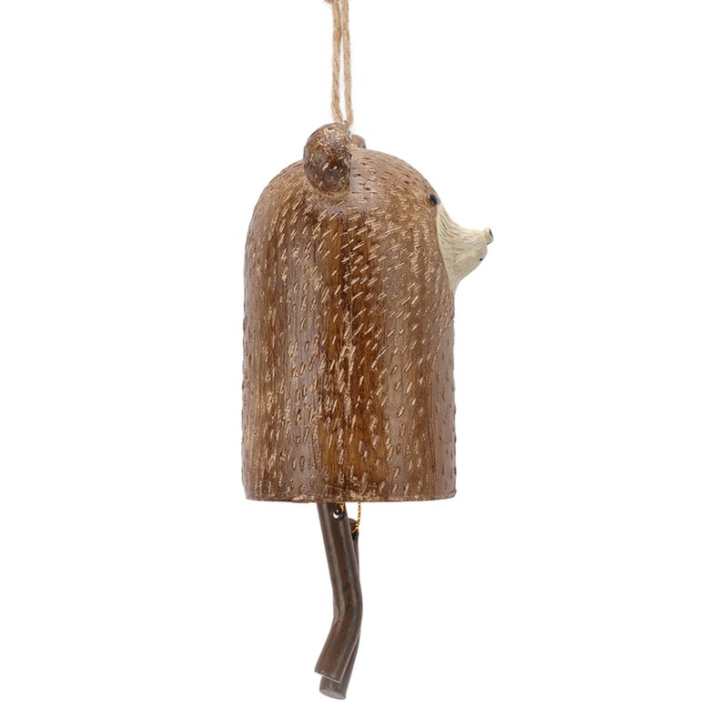 Rustic Hanging Animal Wind Chimes Resin Hand Made Natural Garden