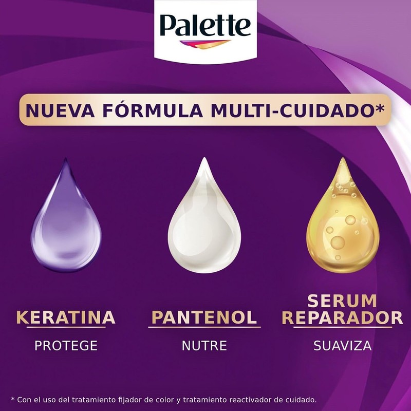Palette Tinte para cabello color creme, rubio extra claro cenizo