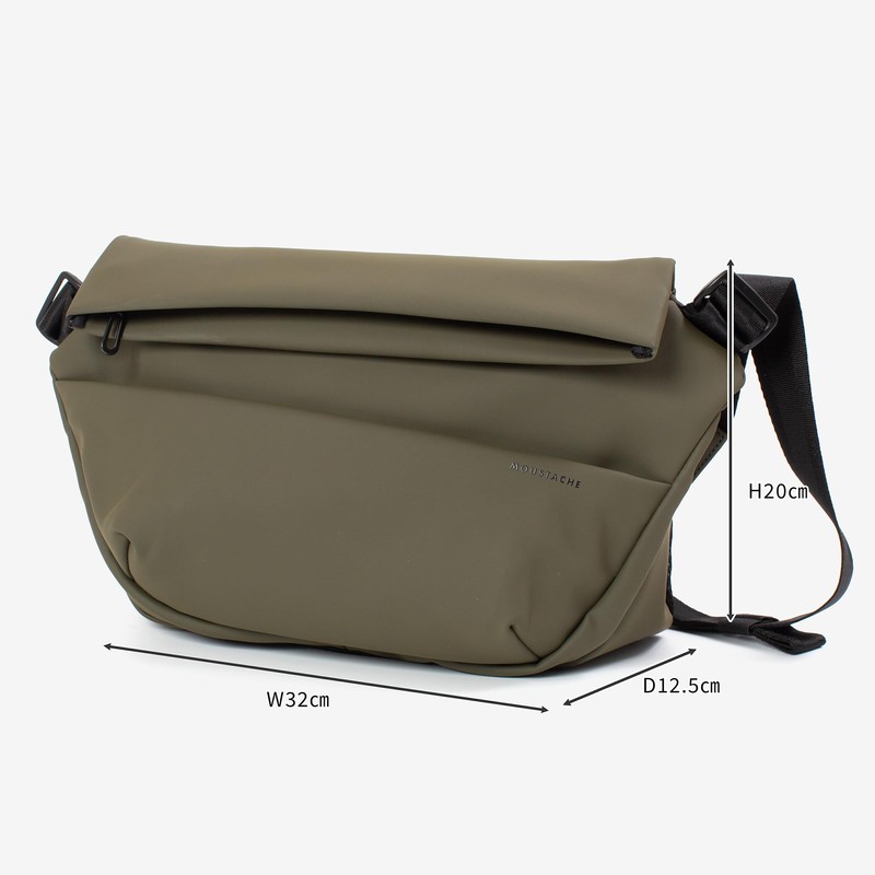 Mustache JVD-0461 Men's Shoulder Bag, Plastic Bottle Storage, Cold Insulation,