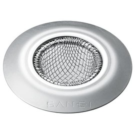 SANEI PH621A-S Wide Brim Garbage Strainer, Compatible Drain Diameter: 1.2 - 1.6 inches (30 - 40 mm), Stainless Steel, Trash Catch, For Washrooms