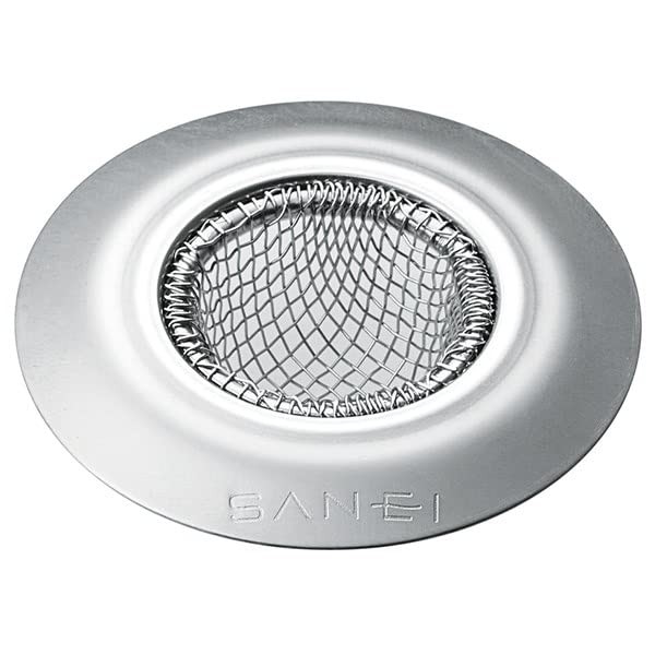 SANEI PH621A-S Wide Brim Garbage Strainer, Compatible Drain Diameter: 1.2