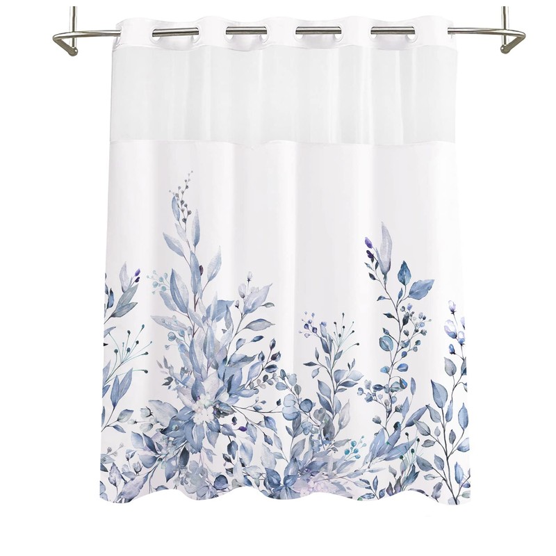 Tititex No Hooks Snap in Liner Serenity Lake Blue Eucalyptus