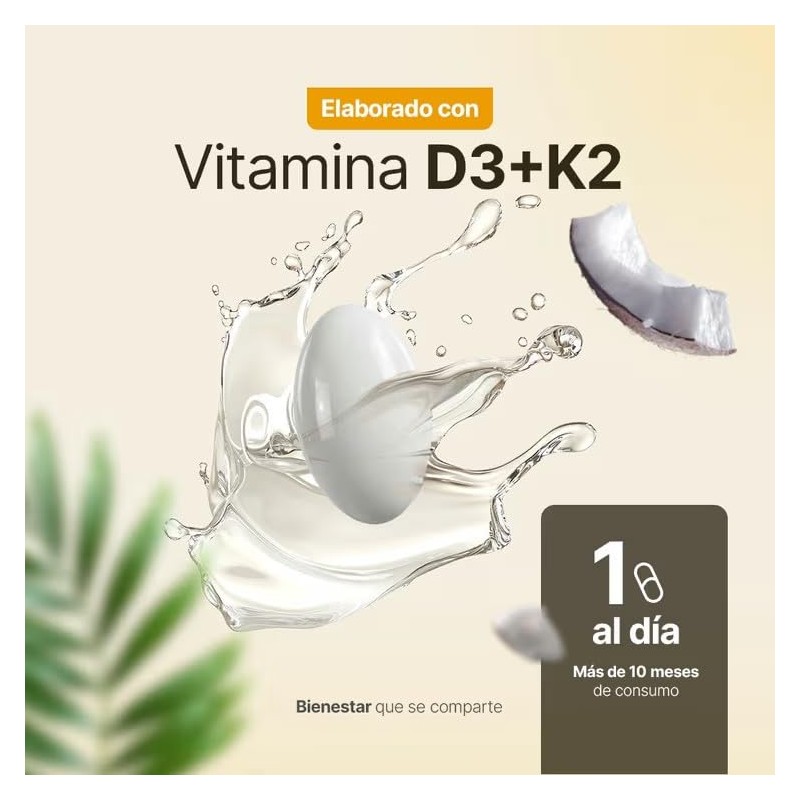 B Life Vitamina D3 400 UI + K2 con 300