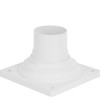 KastLite White Pier Mount Base | Cast Aluminum Post Light
