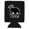 Beer Bear Collapsible Can Coolie (Black)